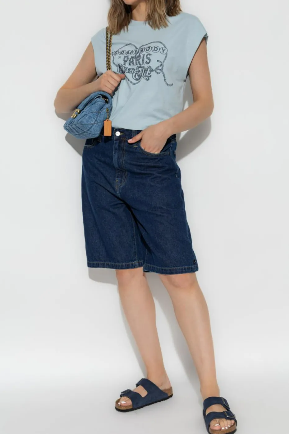 Zadig & Voltaire jasnoniebieski Top `Cloe`